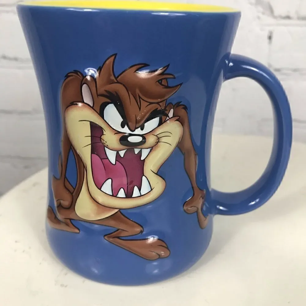 The Taz 3D cup and Basketball theme plate EUC